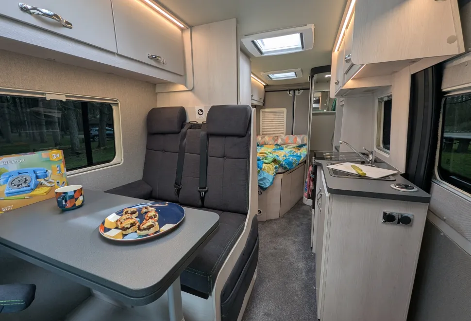 Inside the Auto-Sleeper Active KB 635