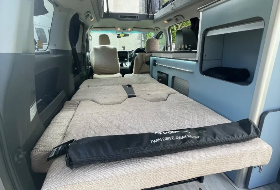 Toyota It is a newly converted Toyota Alphard from . with rock'n'roll bed and pop top 2012