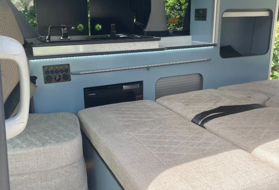 Toyota It is a newly converted Toyota Alphard from . with rock'n'roll bed and pop top 2012
