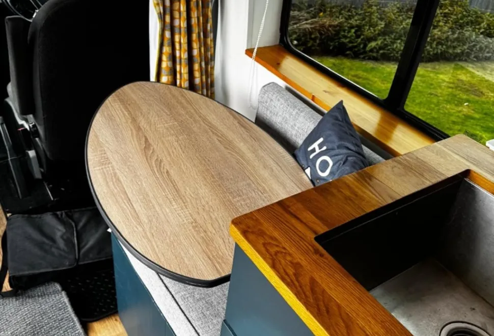 Ford transit double bed with toilet and shower 2018