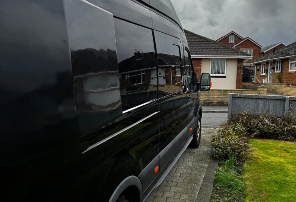 Ford transit double bed with toilet and shower 2018