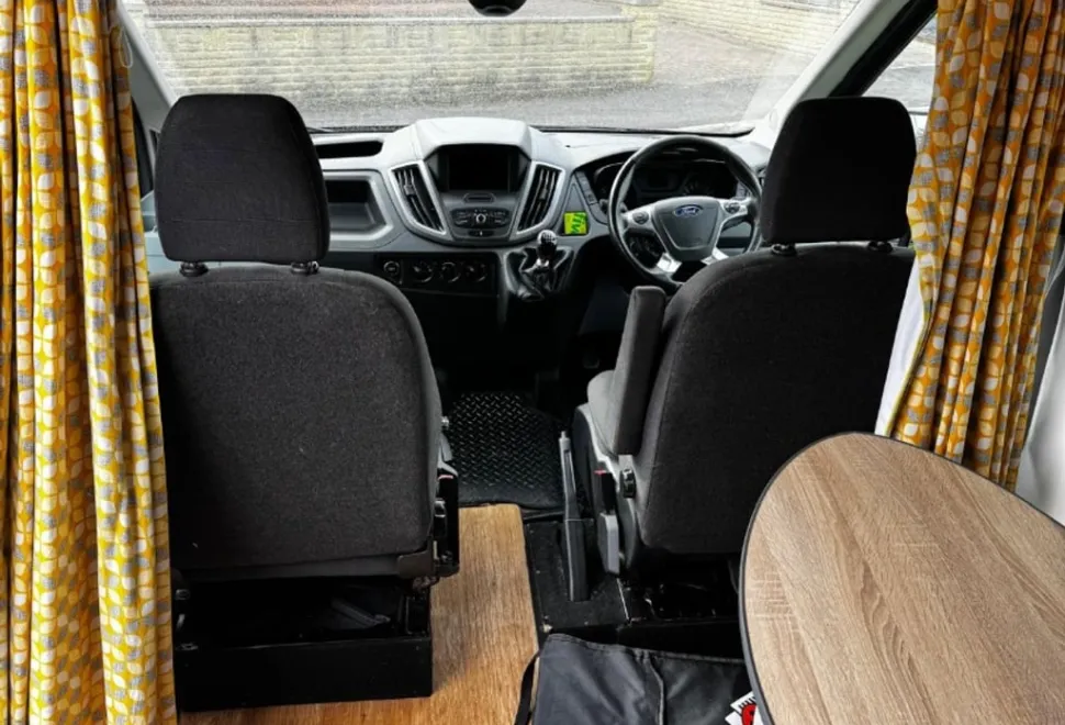 Ford transit double bed with toilet and shower 2018