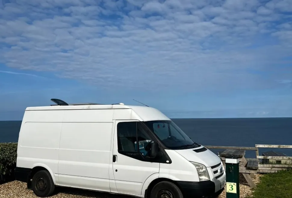 Ford Transit T280 fixed double bed 2010