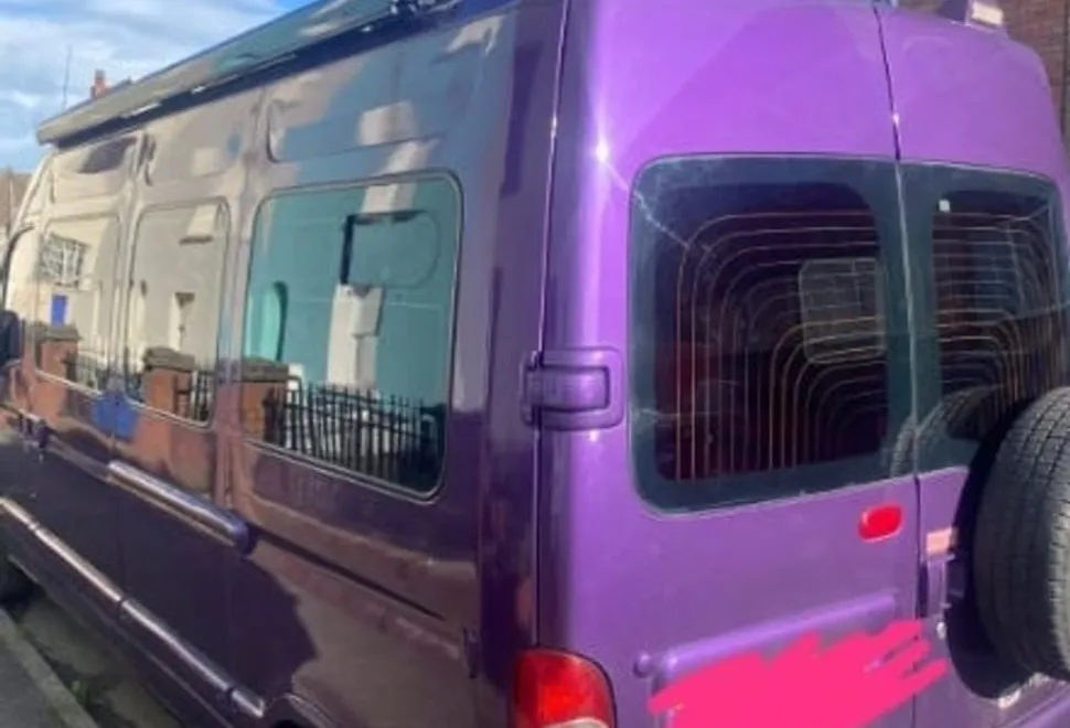 Renault conversion double bed and single at frort 2010
