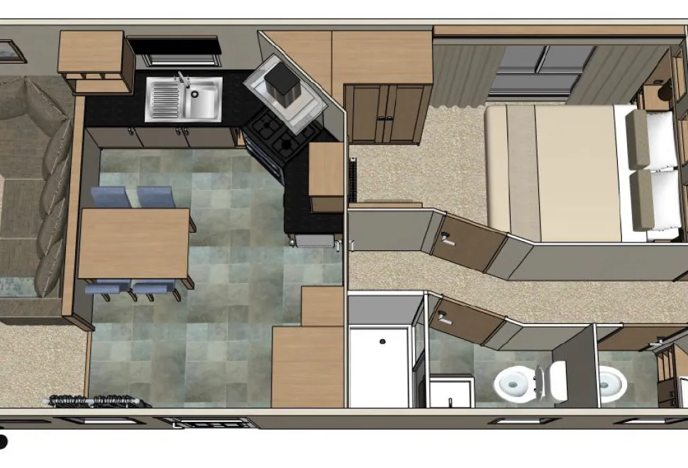 Roxbury 38x12 3 bed