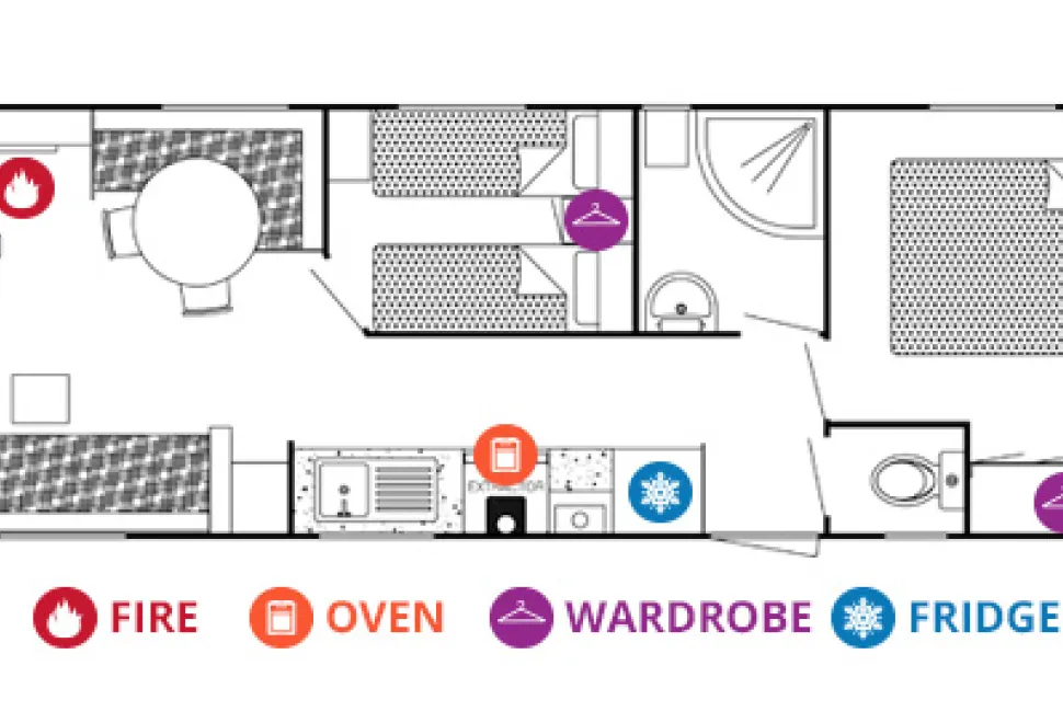 Galaxy 36x13 2 bed