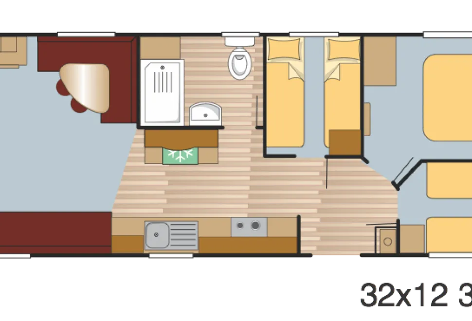 Linden 32x12 2 bed