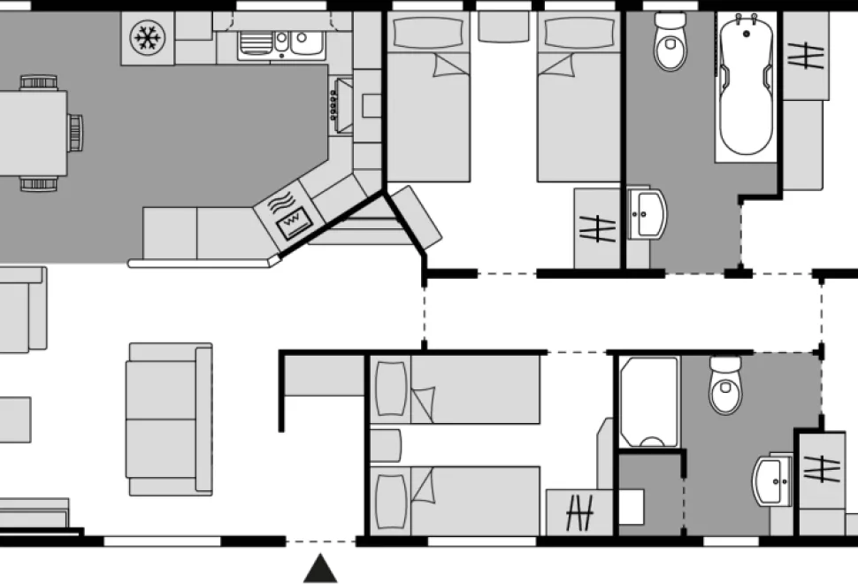 Parkview 46x20 4 bed
