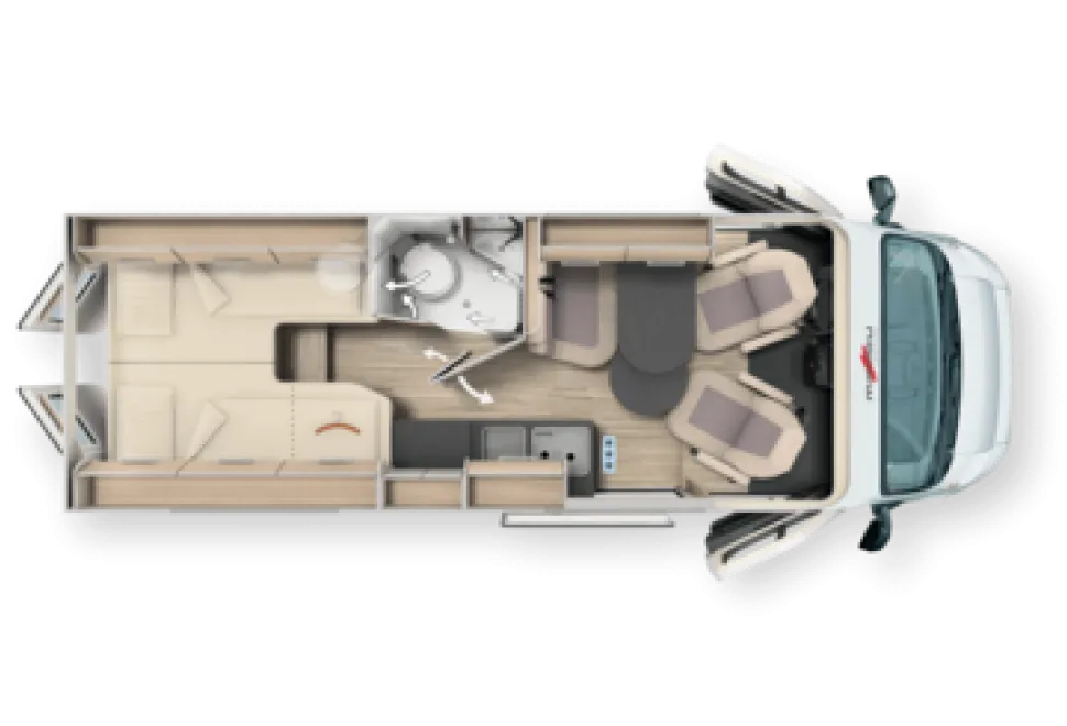 640 LE RB First Class - two rooms GT Skyview