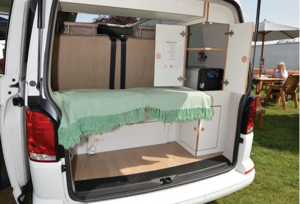 Taylored Campervans Eco Drifter 2.0 rising roof campervan rear