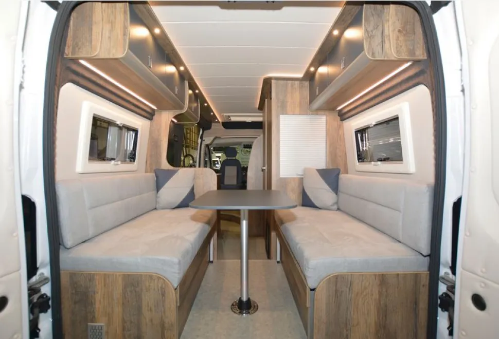 Danbury Royale high-top campervan rear