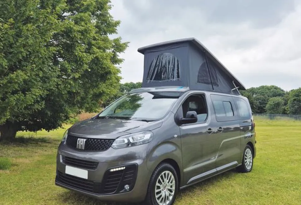 Orange Campers Micro Camper rising roof campervan