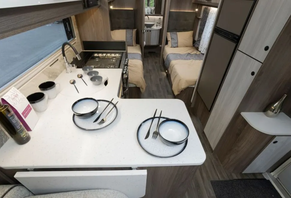 Coachman Lusso III caravan interior (photo courtesy of Richard Chapman)