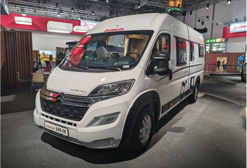The Dethleffs Globetrail Classic 640 ER campervan