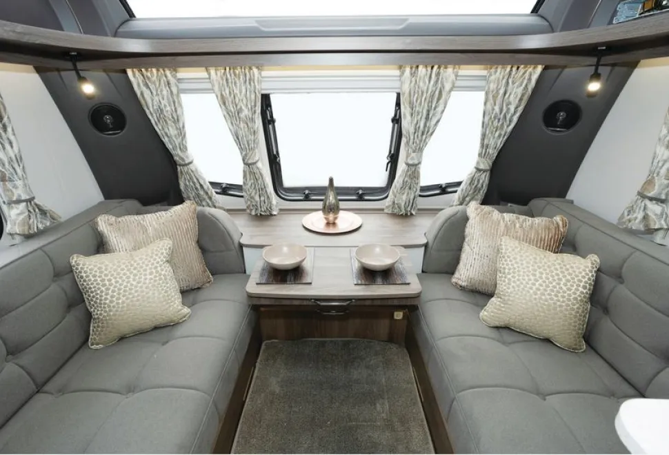 Coachman Laser 665 Xtra caravan lounge (photo courtesy of Richard Chapman)