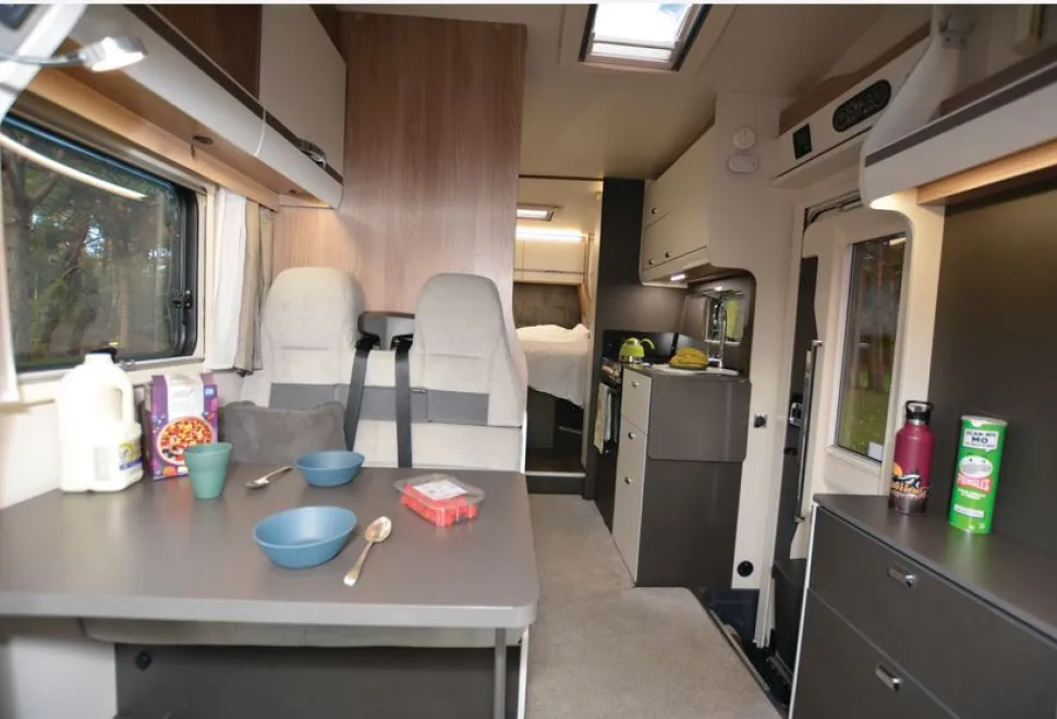 Swift Voyager 494 motorhome kitchen interior