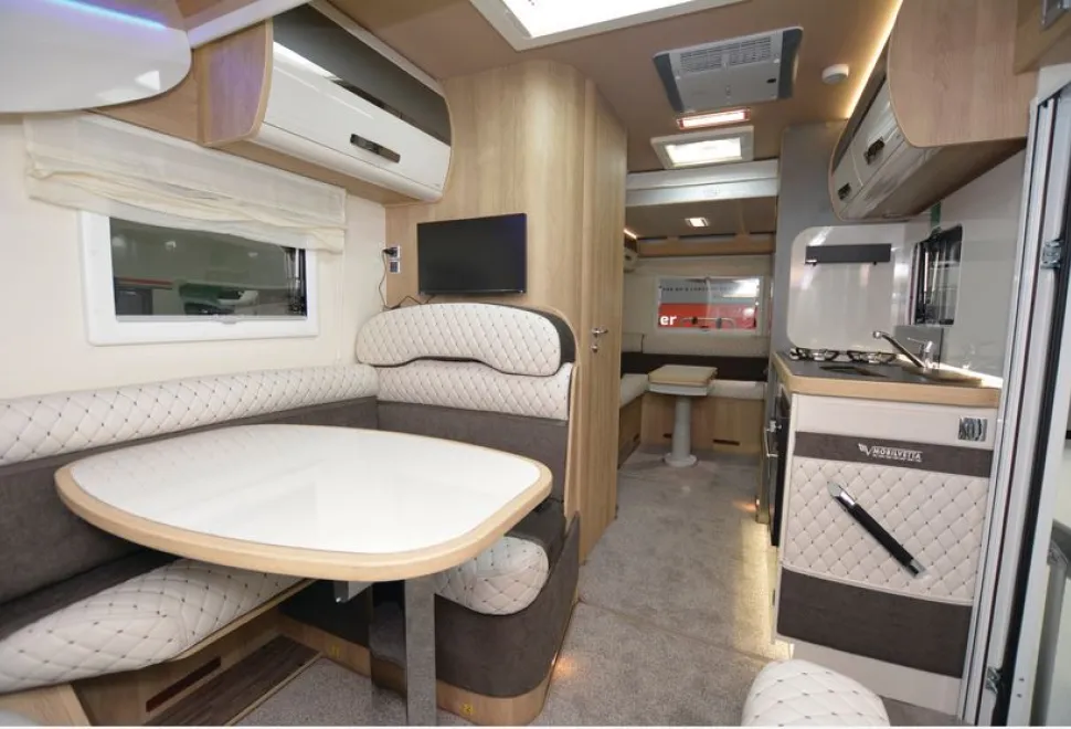 Mobilvetta K-Yacht 80 A-class motorhome interior