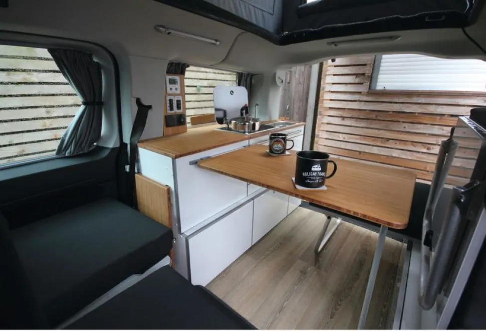 CMC HemBil GoCamper rising roof campervan interior
