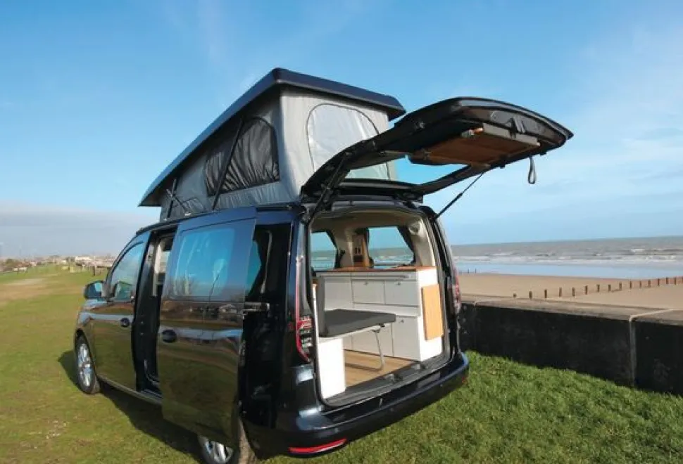 CMC HemBil GoCamper rising roof campervan rear