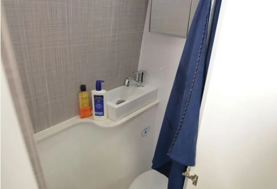 The Dormobile Ballintrae high-top rising roof campervan washroom