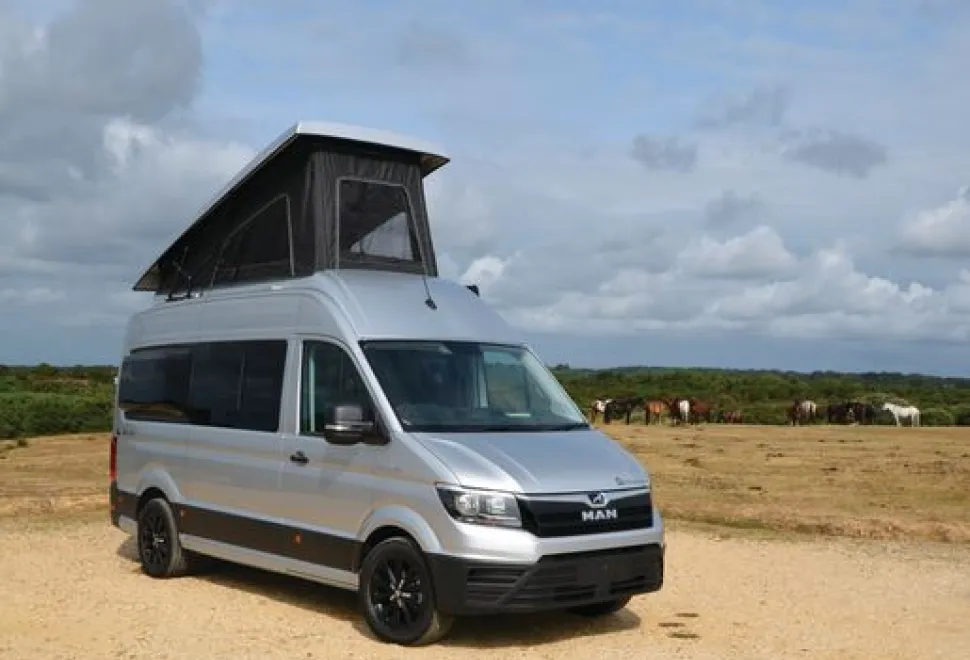 The Dormobile Ballintrae high-top rising roof campervan