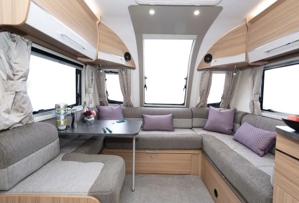 Bailey Pegasus Grande SE Brindisi caravan lounge courtesy of Richard Chapman
