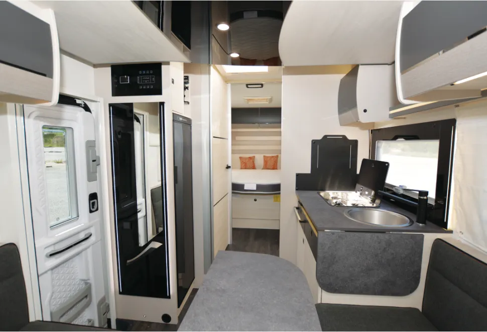 The Chausson Titanium Ultimate 788 low-profile motorhome interior
