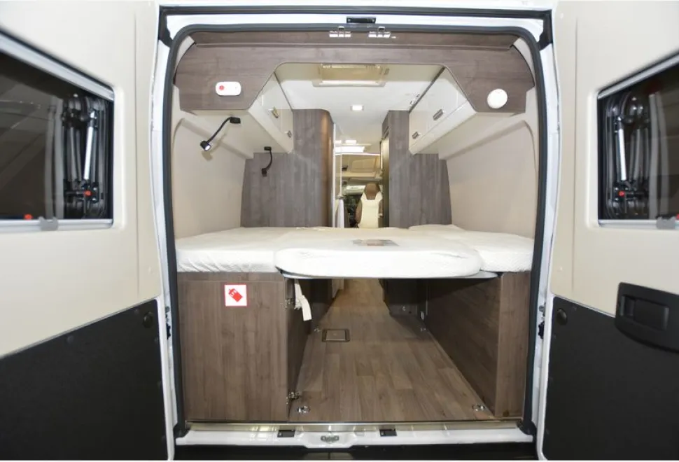 Benimar Benivan 144 high-top campervan rear view
