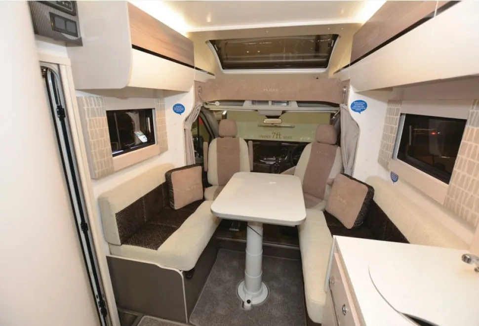 Bailey Alora 69-4T low-profile motorhome lounge