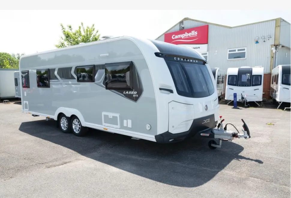 The Coachman Laser Xcel 875 twin-axle caravan