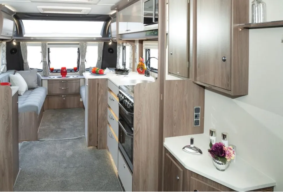 The Coachman Laser Xcel 875 twin-axle caravan interior