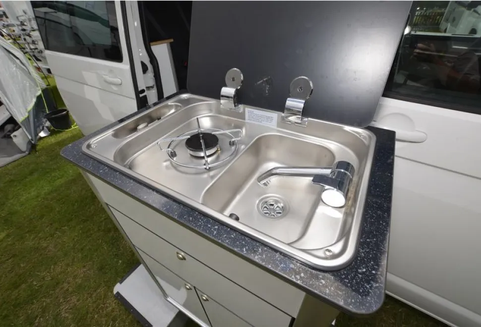 The CMC HemBil Dune campervan kitchen