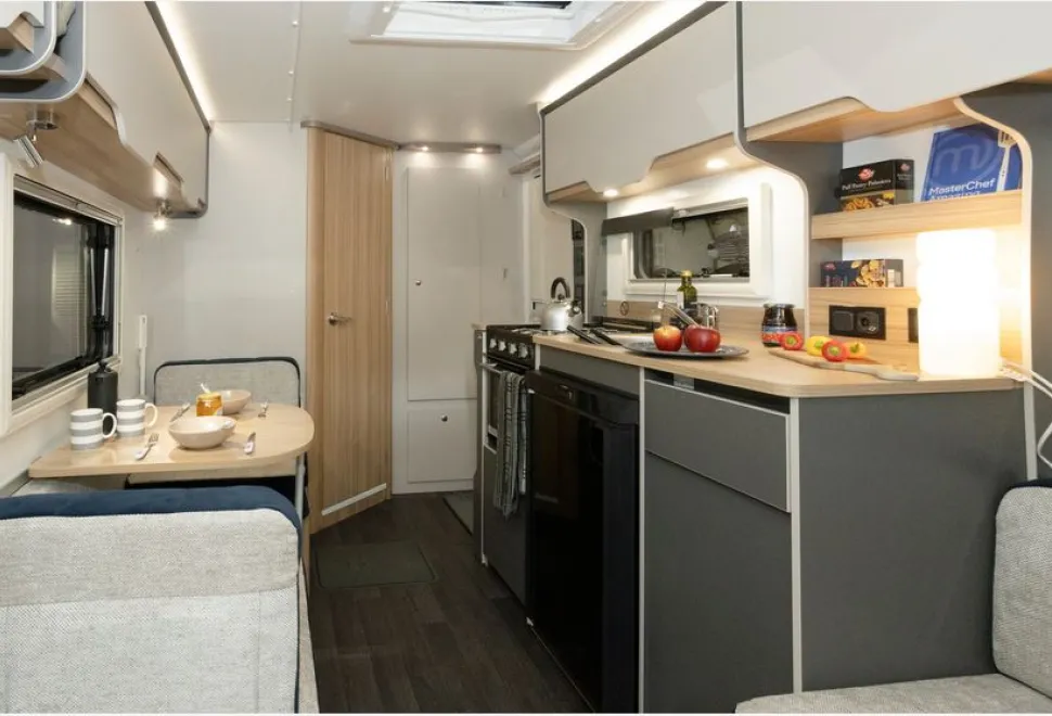 Bailey Discovery D4-4L caravan interior (photo courtesy of Richard Chapman)