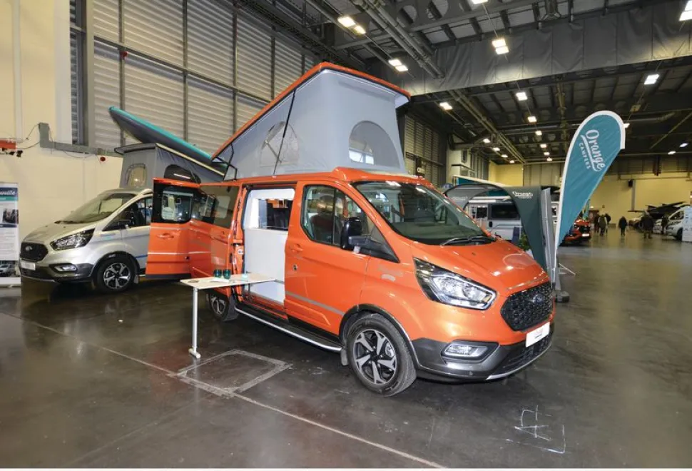 The Orange Campers Trouvaille Actif rising roof campervan