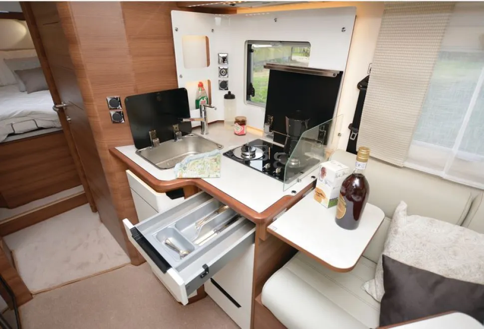 Rapido C86i A-class motorhome kitchen