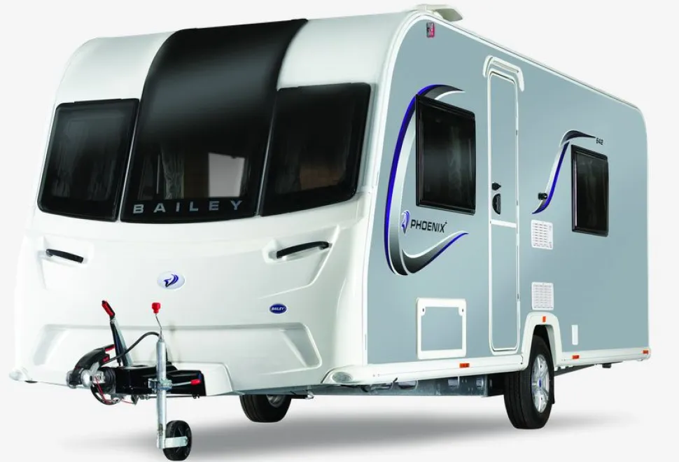 The Bailey Phoenix+ 642 caravan (photo courtesy of Bailey of Bristol)