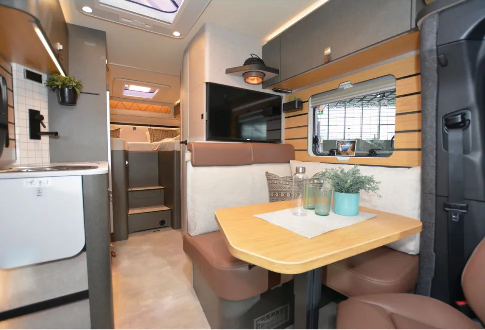 The Hymer ML-T 580 4x4 motorhome interior