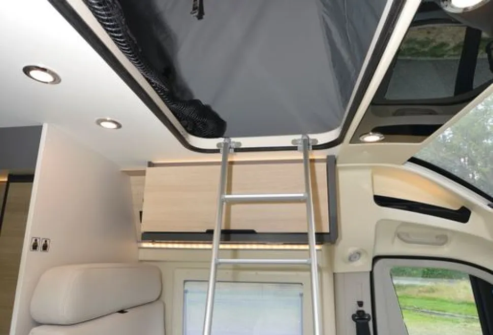 Dreamer D43 Up Addict high-top rising roof campervan roof access