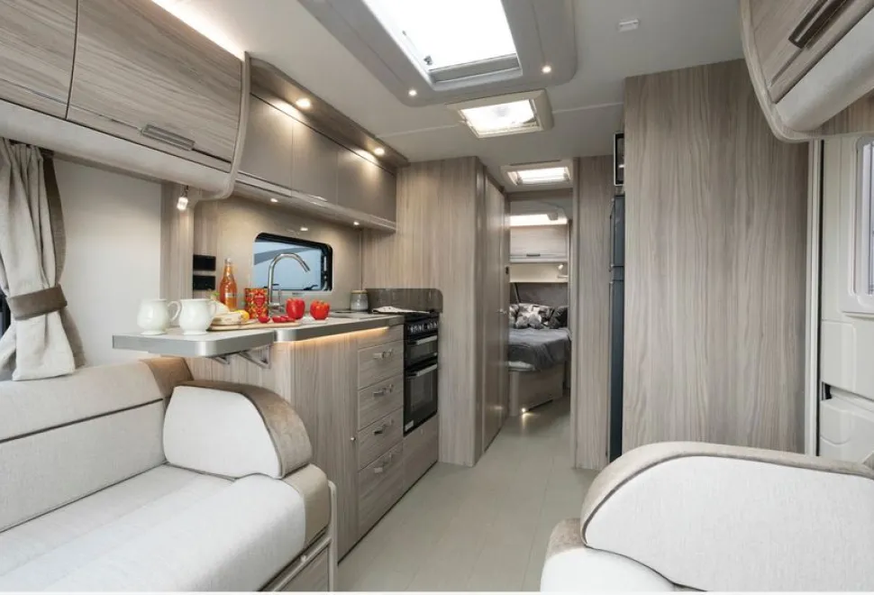 Elddis Crusader Tempest caravan interior (photo courtesy of Richard Chapman)