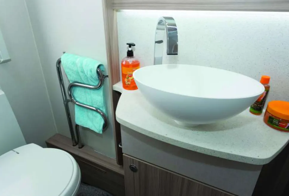 A-heated-towel-rail,-part-of-the-Alde-system,-is-conveniently-close-to-the-washbasin-44958
