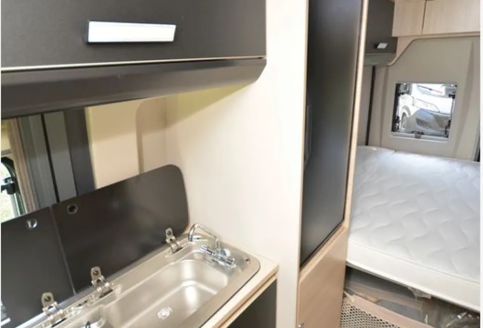 Chausson V594 Sport Line high-top rising roof campervan kitchen