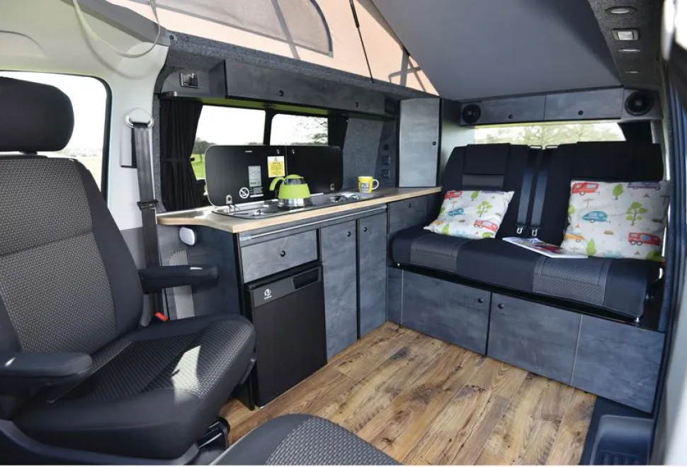8Ball2 rising roof campervan interior courtesy of Peter Rosenthal