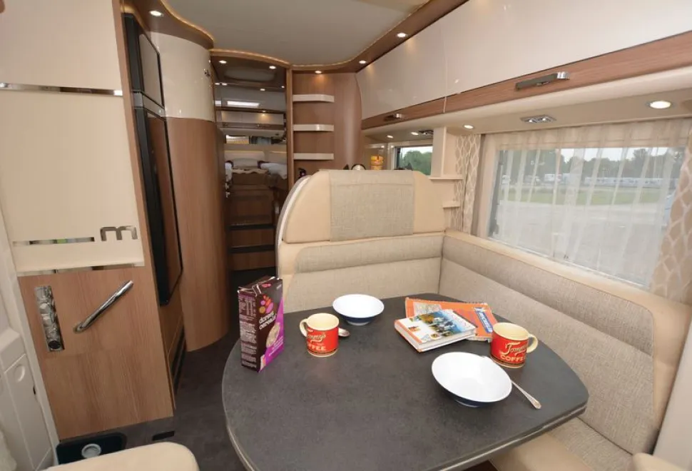 The Malibu T 490 LE low-profile motorhome interior