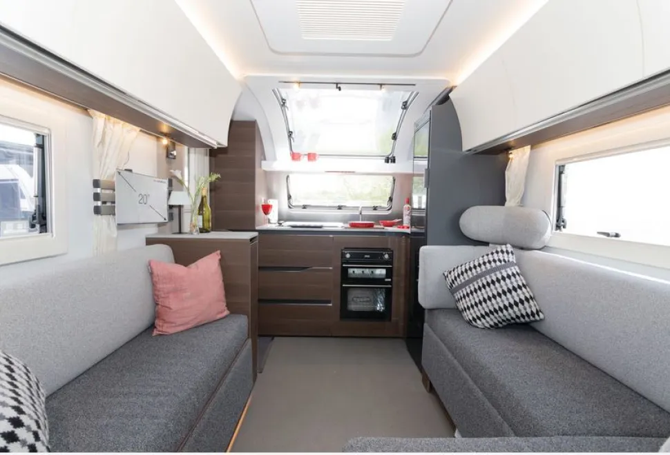 The Adria Alpina Rio Grande caravan lounge (photo courtesy of Richard Chapman)