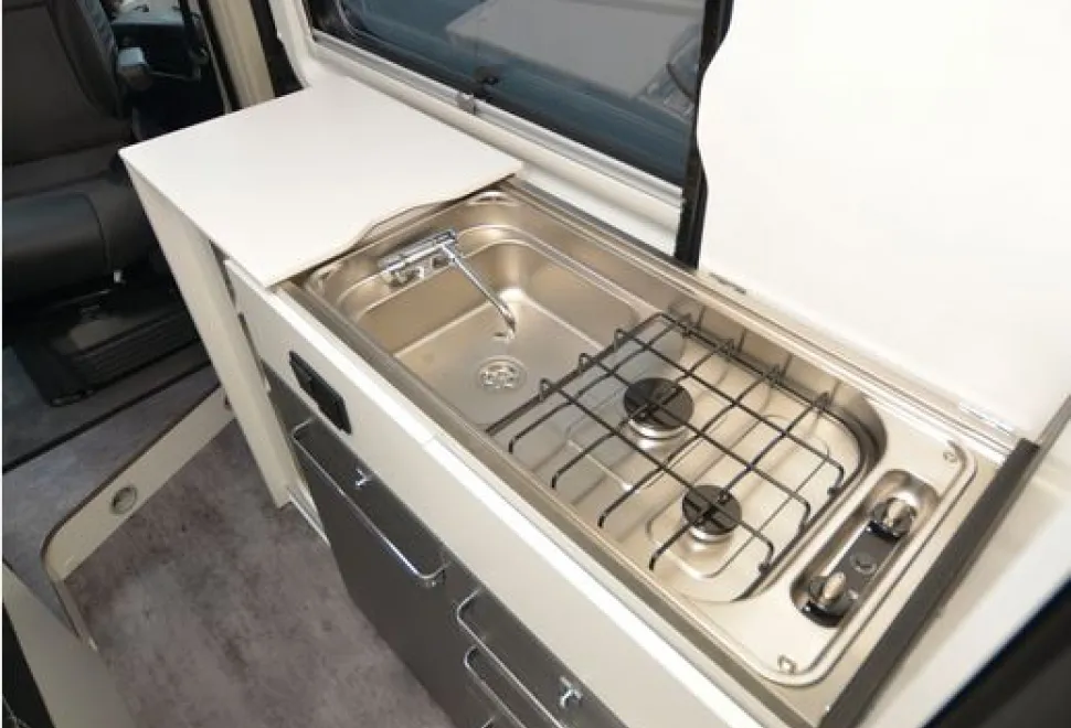 Yucon 63 G high-top campervan kitchen