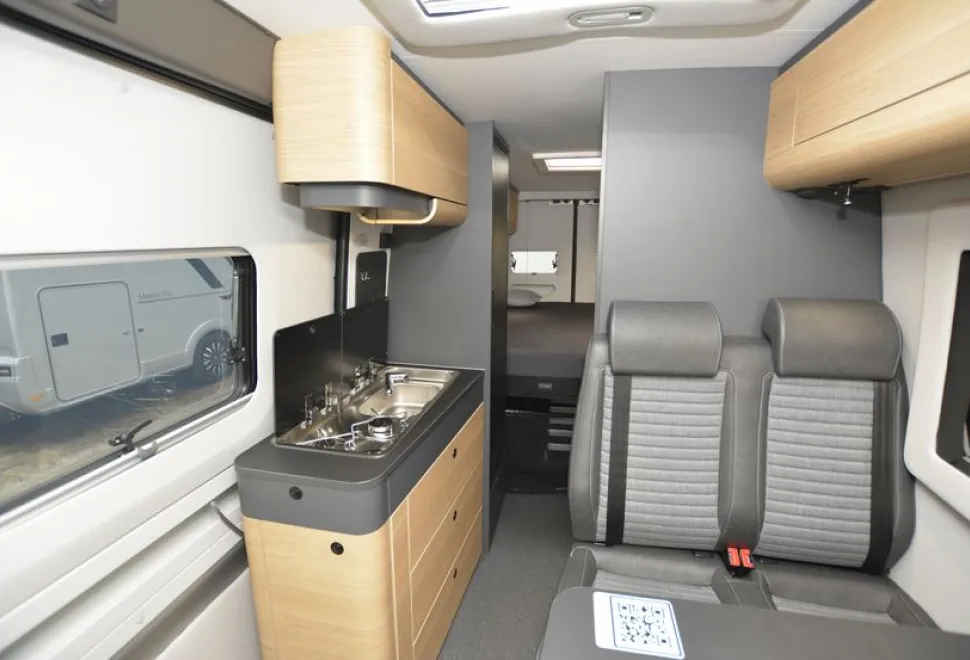 The Adria Twin Max 680 SGX campervan interior