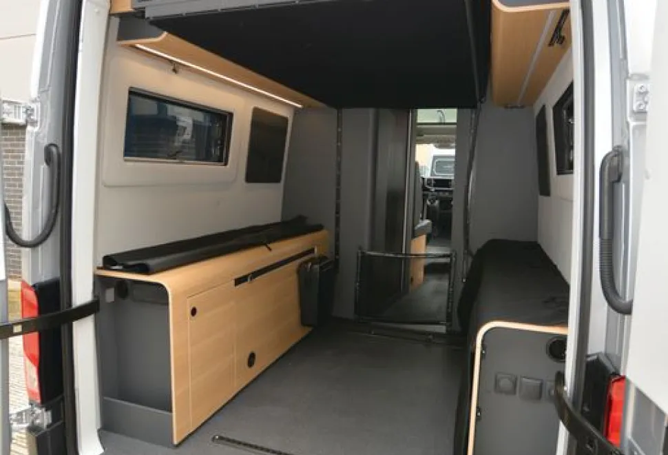 The Adria Twin Max 680 SGX campervan rear