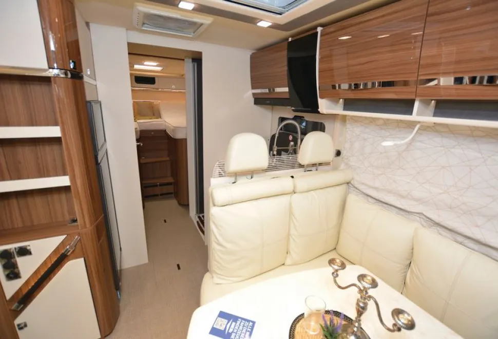 The Eura Mobil Contura 766 EB low-profile motorhome interior