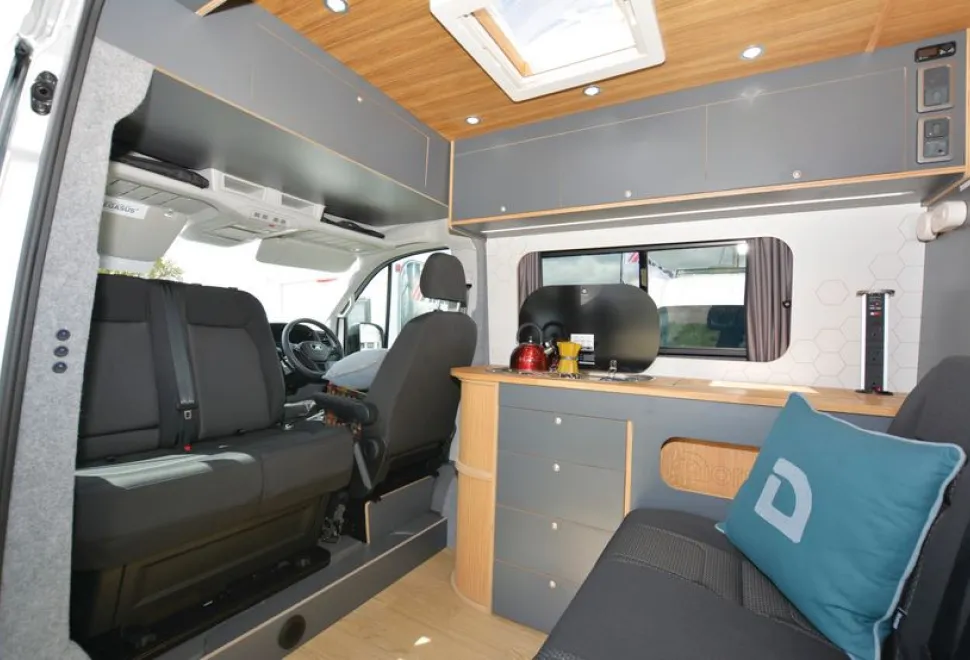 The Dormobile Ohana high-top campervan interior