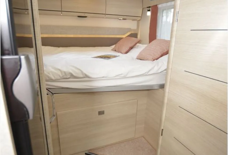 Rapido C03 low-profile motorhome bedroom